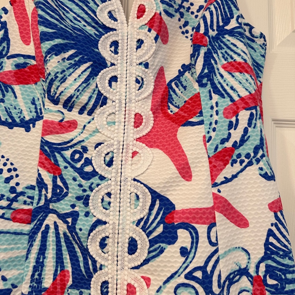 EUC Lilly Pulitzer Janice Sleeveless Shift Dress Size 10 - Picture 12 of 15